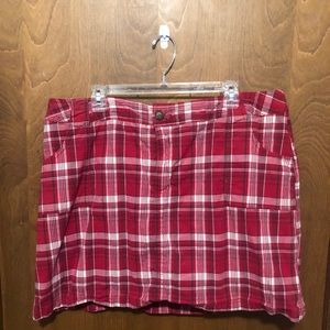 St Johns Bay Plaid Skort